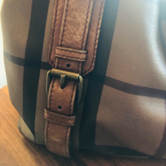 Burberry BEAUTIFUL Northfield Smoked Check Tote! Classic Burberry! Great Size! - Picture 13 of 15